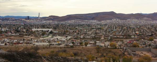 Vue générale de la ville de Chihuahua depuis Nombre de Dios